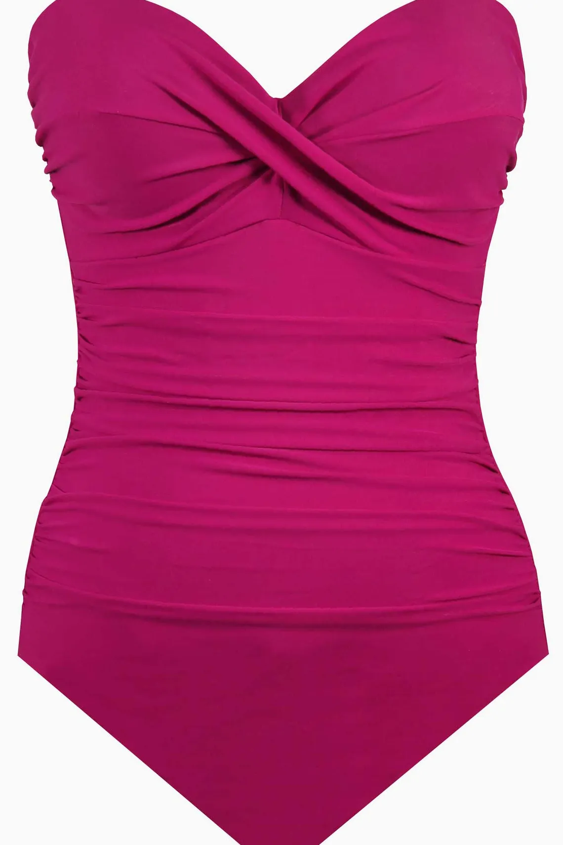 Vrouwen Miraclesuit Een Stuk|Rock Solid Madrid Bandeau-Badpak Uit Een Stuk