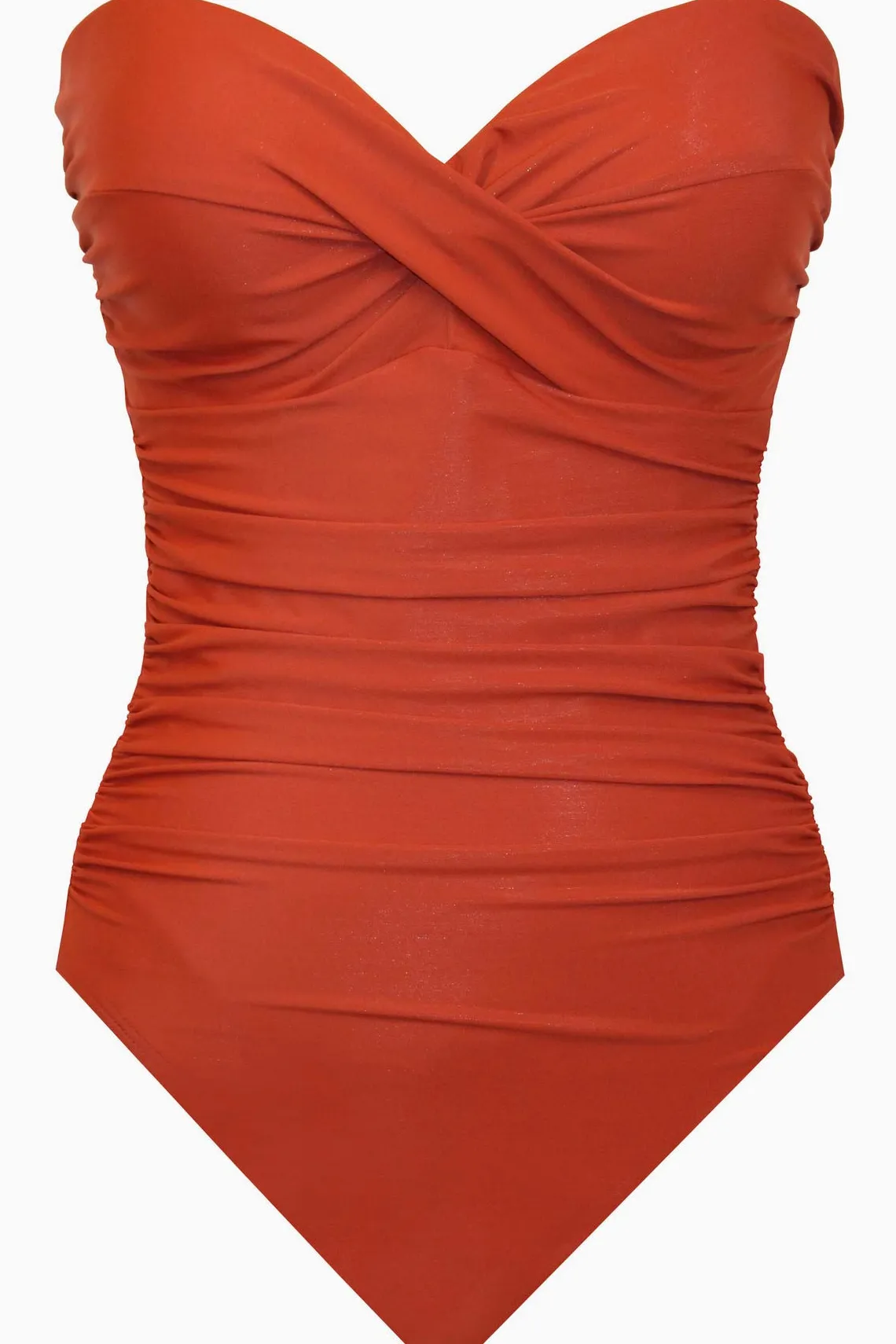 Vrouwen Miraclesuit Een Stuk|Rock Solid Madrid Bandeau-Badpak Uit Een Stuk