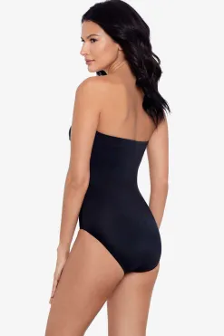 Vrouwen Miraclesuit Een Stuk|Rock Solid Madrid Bandeau-Badpak Uit Een Stuk