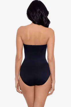 Vrouwen Miraclesuit Een Stuk|Rock Solid Madrid Bandeau-Badpak Uit Een Stuk