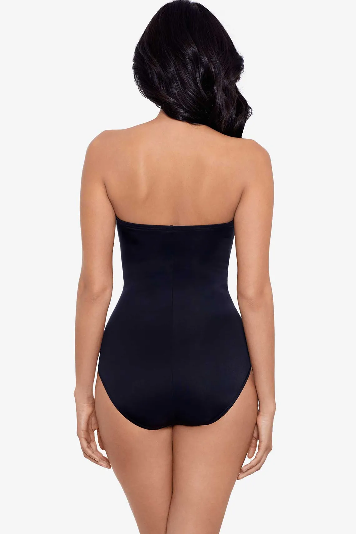 Vrouwen Miraclesuit Een Stuk|Rock Solid Madrid Bandeau-Badpak Uit Een Stuk