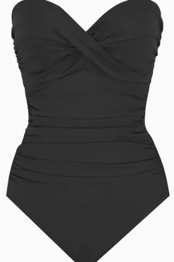 Vrouwen Miraclesuit Een Stuk|Rock Solid Madrid Bandeau-Badpak Uit Een Stuk