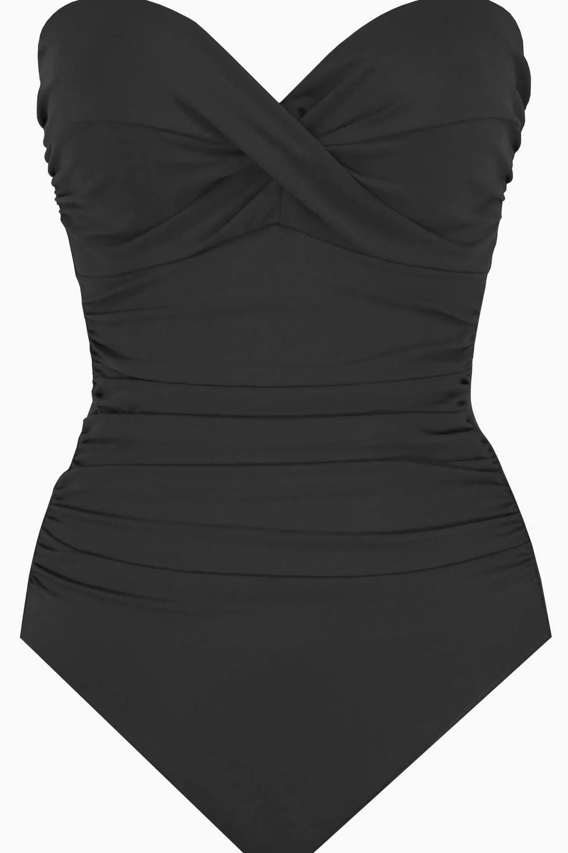 Vrouwen Miraclesuit Een Stuk|Rock Solid Madrid Bandeau-Badpak Uit Een Stuk