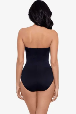 Vrouwen Miraclesuit Een Stuk|Rock Solid Madrid Bandeau-Badpak Uit Een Stuk