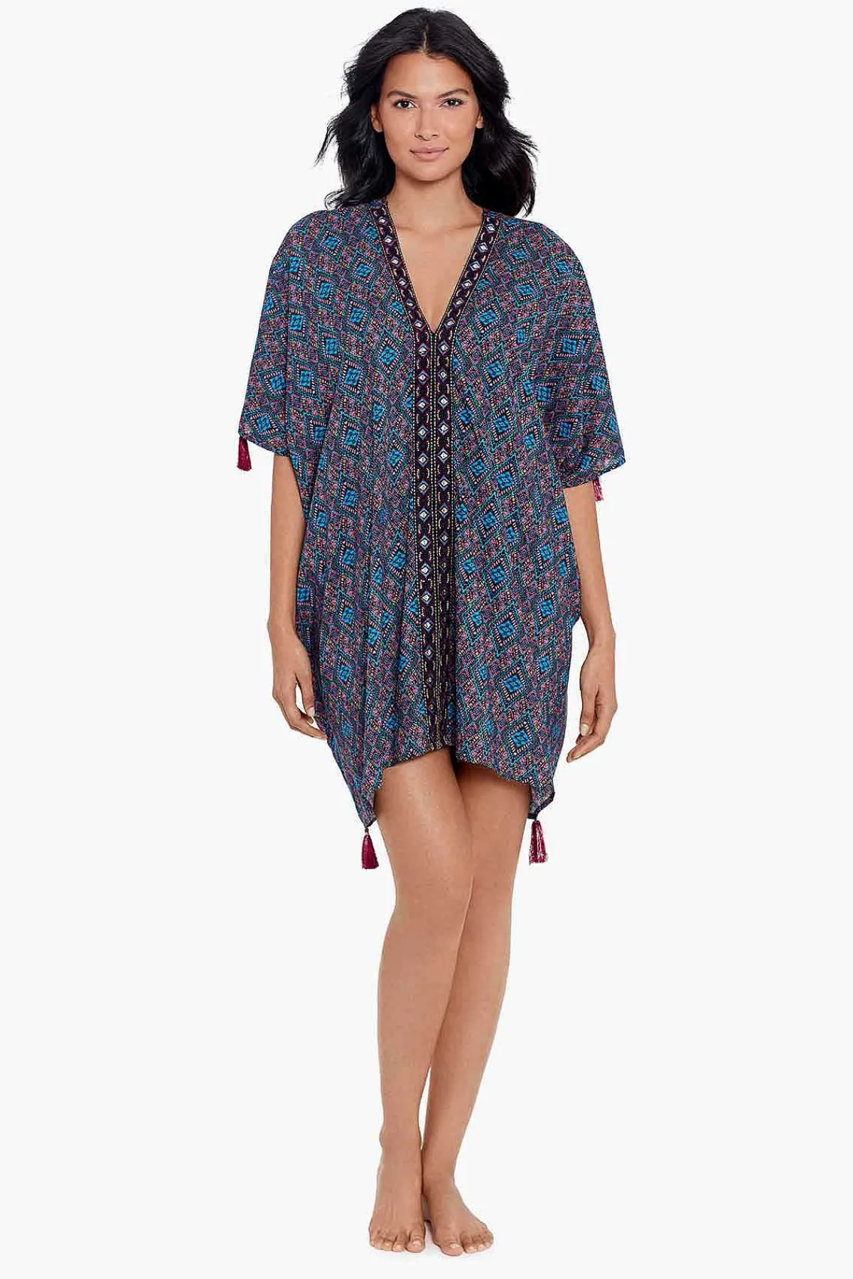 Vrouwen Miraclesuit Cover-Ups|Romani Caftan Zwembedekking