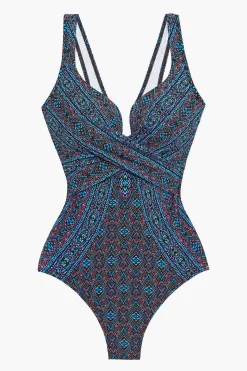 Vrouwen Miraclesuit Een Stuk|Romani Criss Cross Escape Zwempak Uit Een Stuk