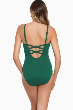 Vrouwen Miraclesuit Een Stuk|Rotsvast Boeiend Badpak Uit Een Stuk