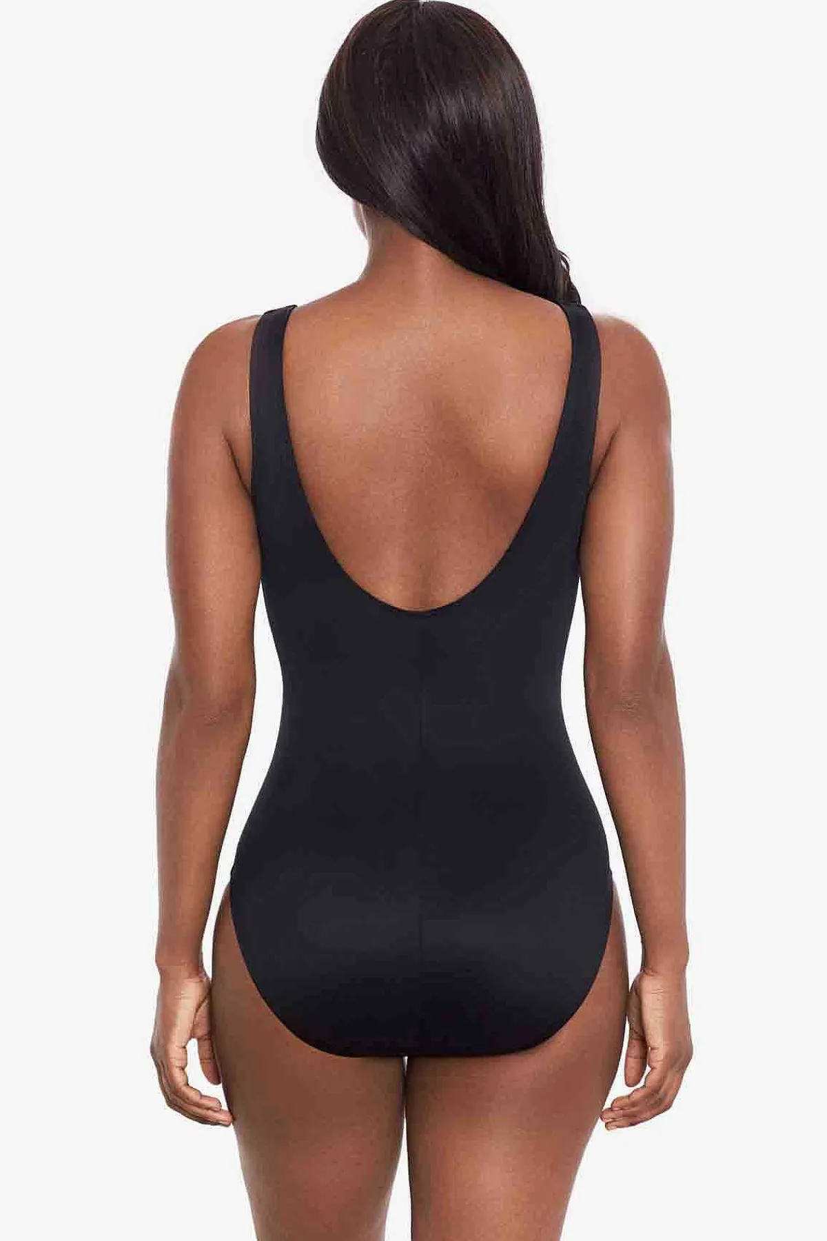 Vrouwen Miraclesuit Een Stuk|Seleniet Gelaagd Ontsnappingsbadpak Uit Een Stuk
