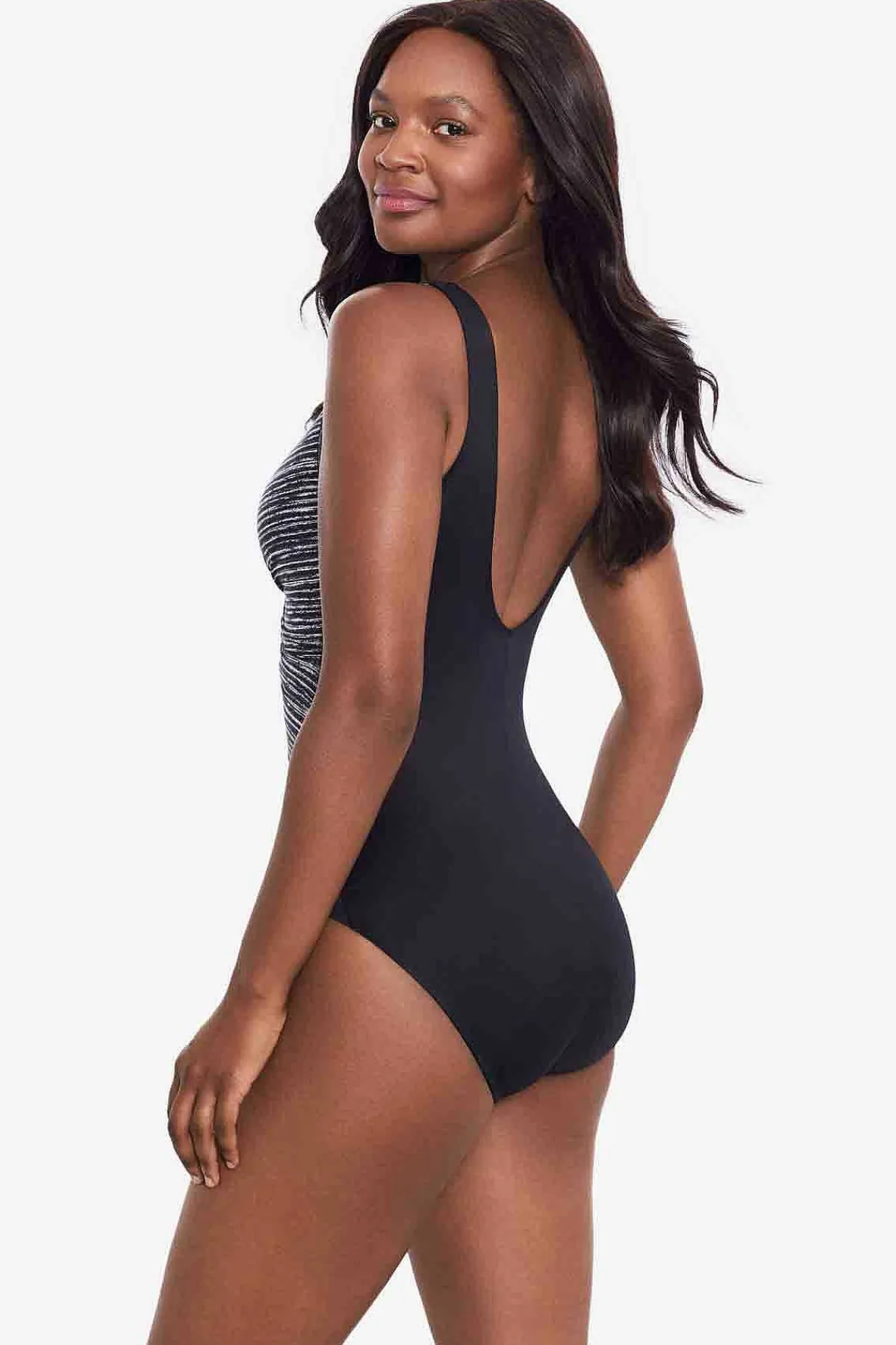 Vrouwen Miraclesuit Een Stuk|Seleniet Gelaagd Ontsnappingsbadpak Uit Een Stuk