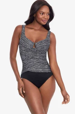 Vrouwen Miraclesuit Een Stuk|Seleniet Gelaagd Ontsnappingsbadpak Uit Een Stuk