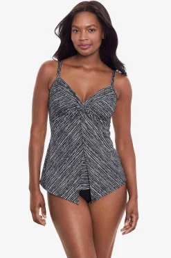 Vrouwen Miraclesuit Tankini-Topjes|Seleniet Love Knot Tankinitop