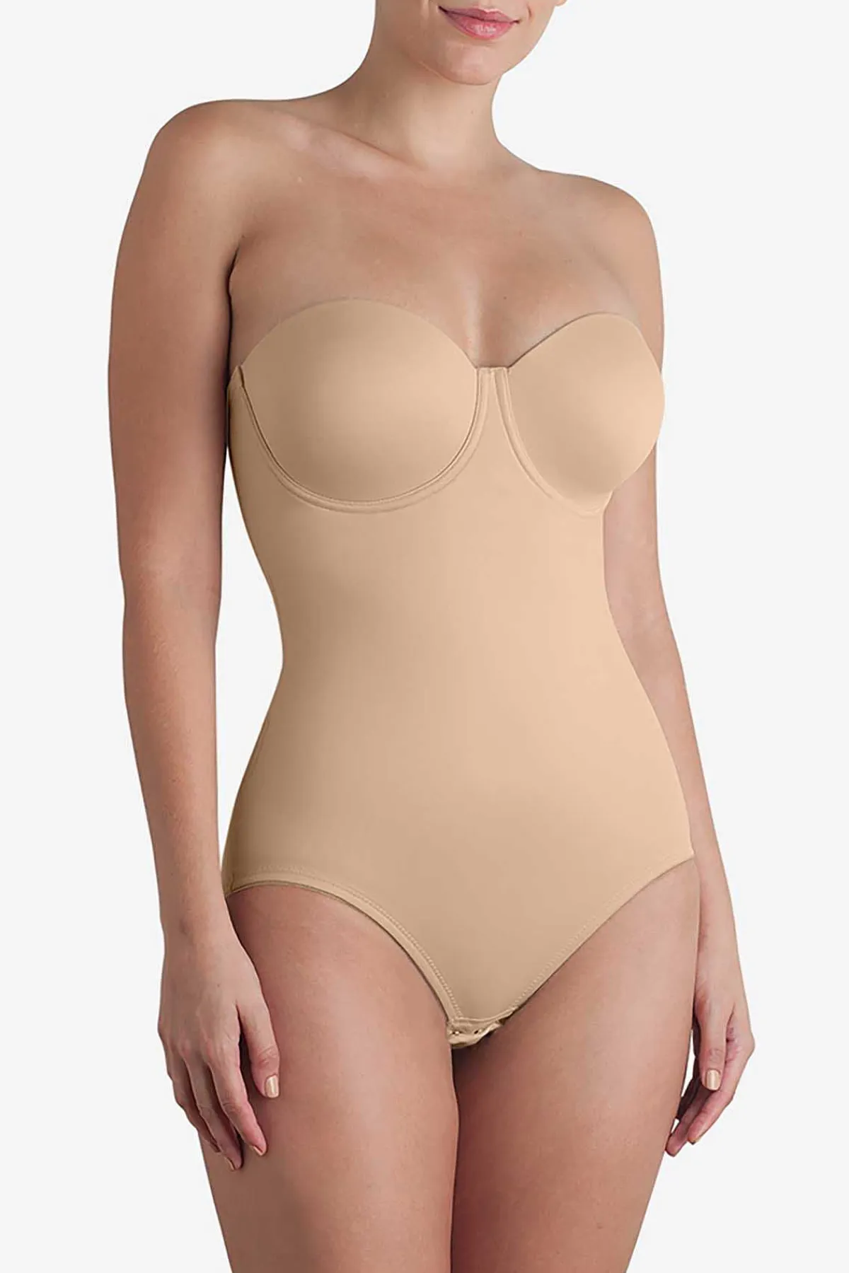 Vrouwen Miraclesuit Buikcontrole|Shape Away® Extra Stevige Controle Strapless Bodybriefer