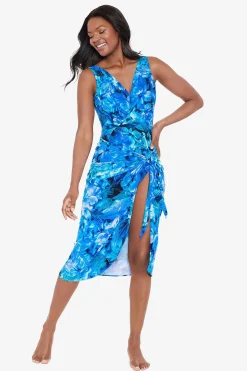 Vrouwen Miraclesuit Cover-Ups|Sous Marine Lange Sarong Zwembedekking