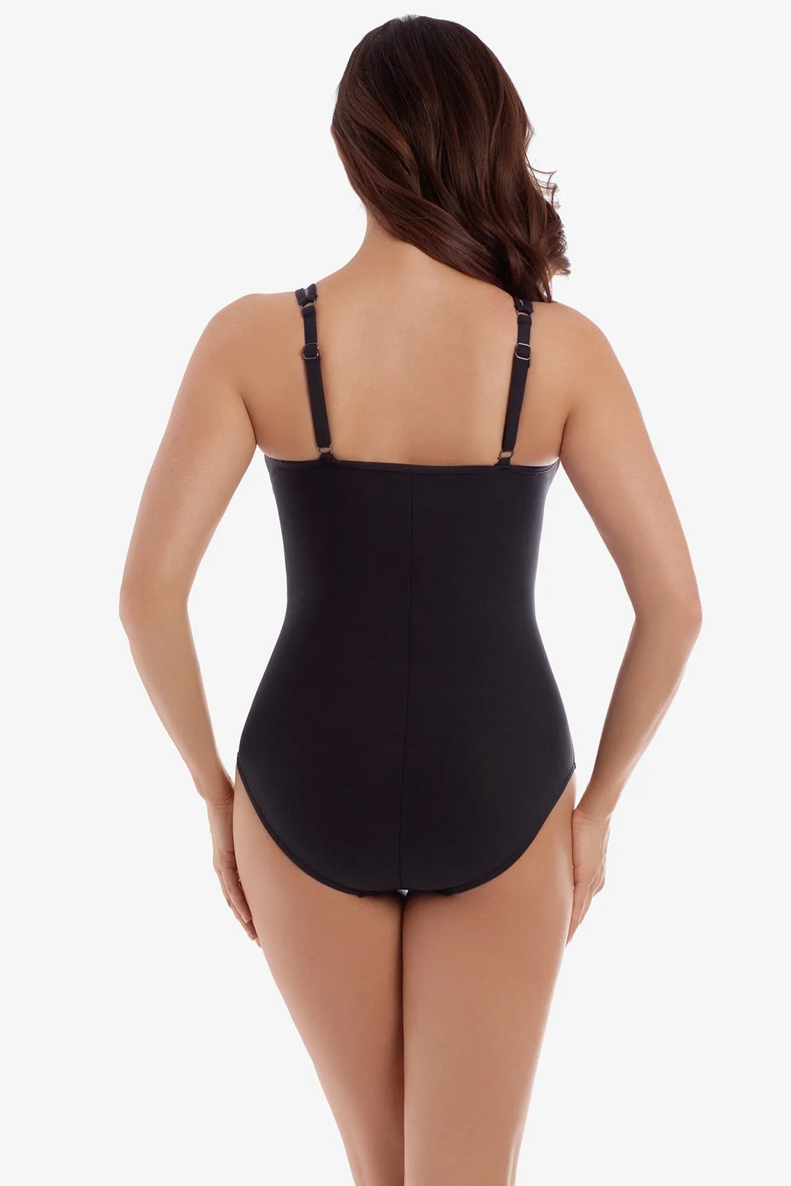 Vrouwen Miraclesuit Een Stuk|Spectra Hoogsluitend Badpak Uit Een Stuk