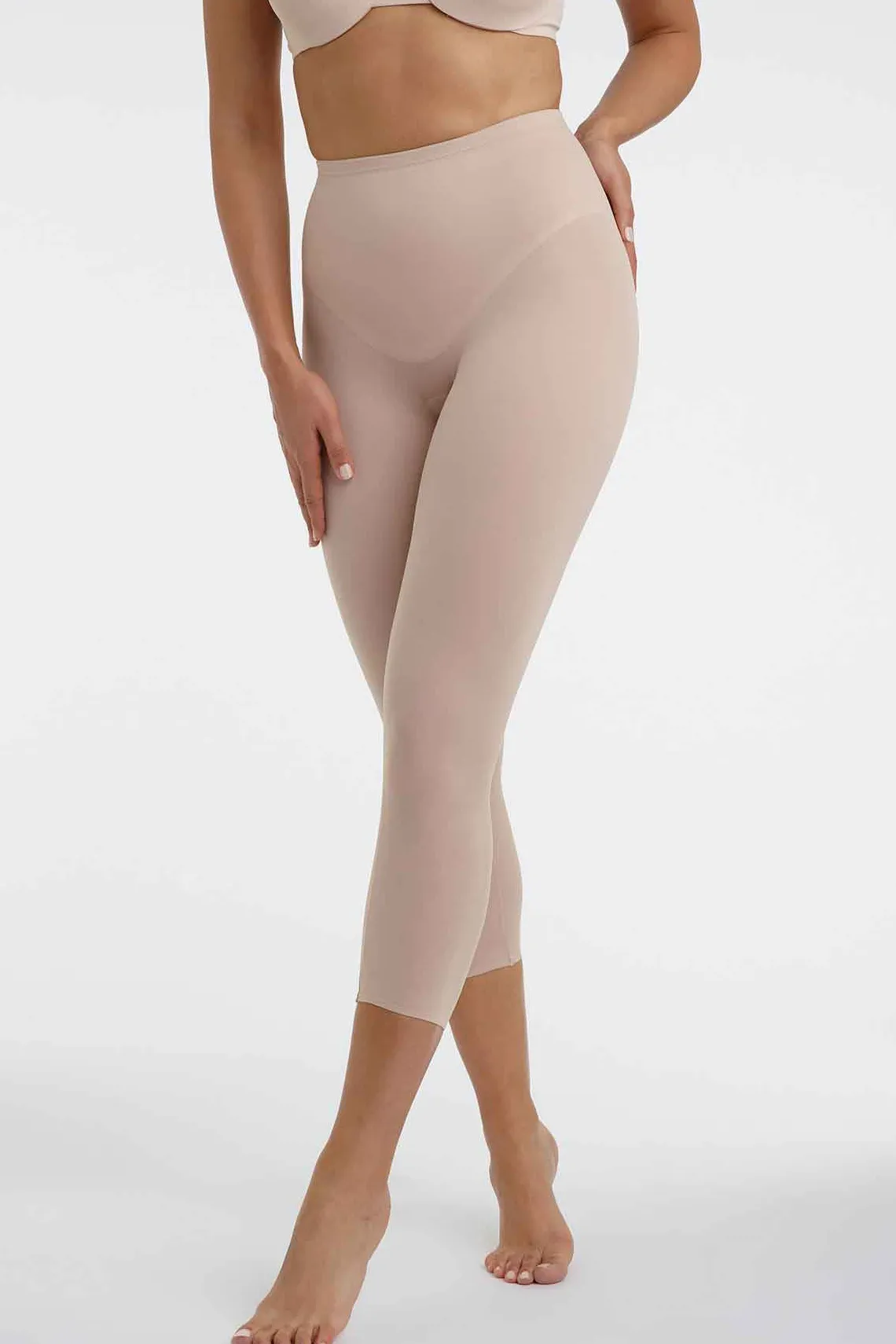 Vrouwen Miraclesuit Buikcontrole|Stevige Controle Pas De Perfecte Capri-Inlegkruisje Aan