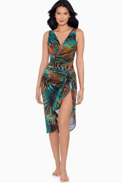 Vrouwen Miraclesuit Cover-Ups|Tamara Tigre Lange Sarong Zwembedekking