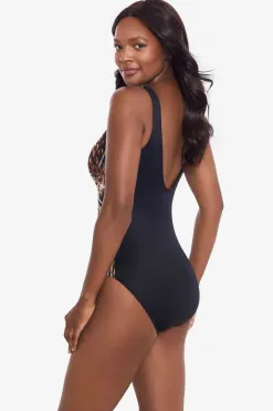 Vrouwen Miraclesuit Een Stuk|Tribal Tijgerin Charmer Badpak Uit Een Stuk