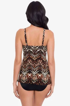 Vrouwen Miraclesuit Tankini-Topjes|Tribal Tijgerin Gala Tankinitop