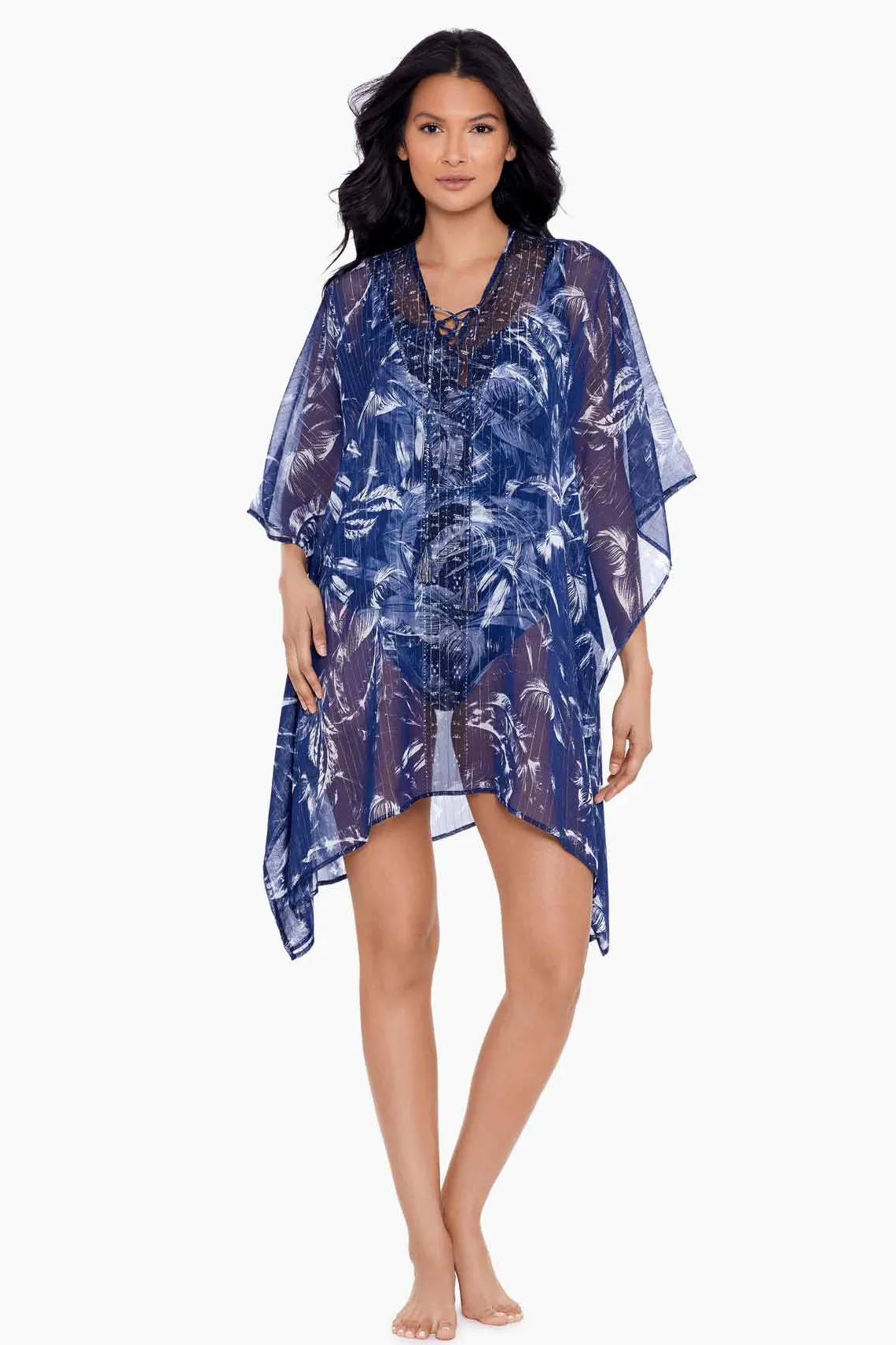 Vrouwen Miraclesuit Cover-Ups|Tropica Toile Caftan Zwembedekking