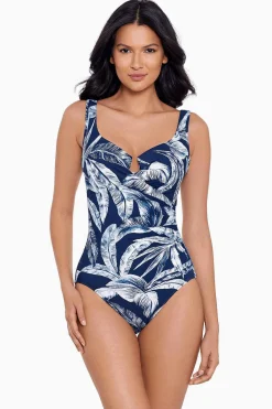Vrouwen Miraclesuit Een Stuk|Tropica Toile Escape Zwempak Uit Een Stuk