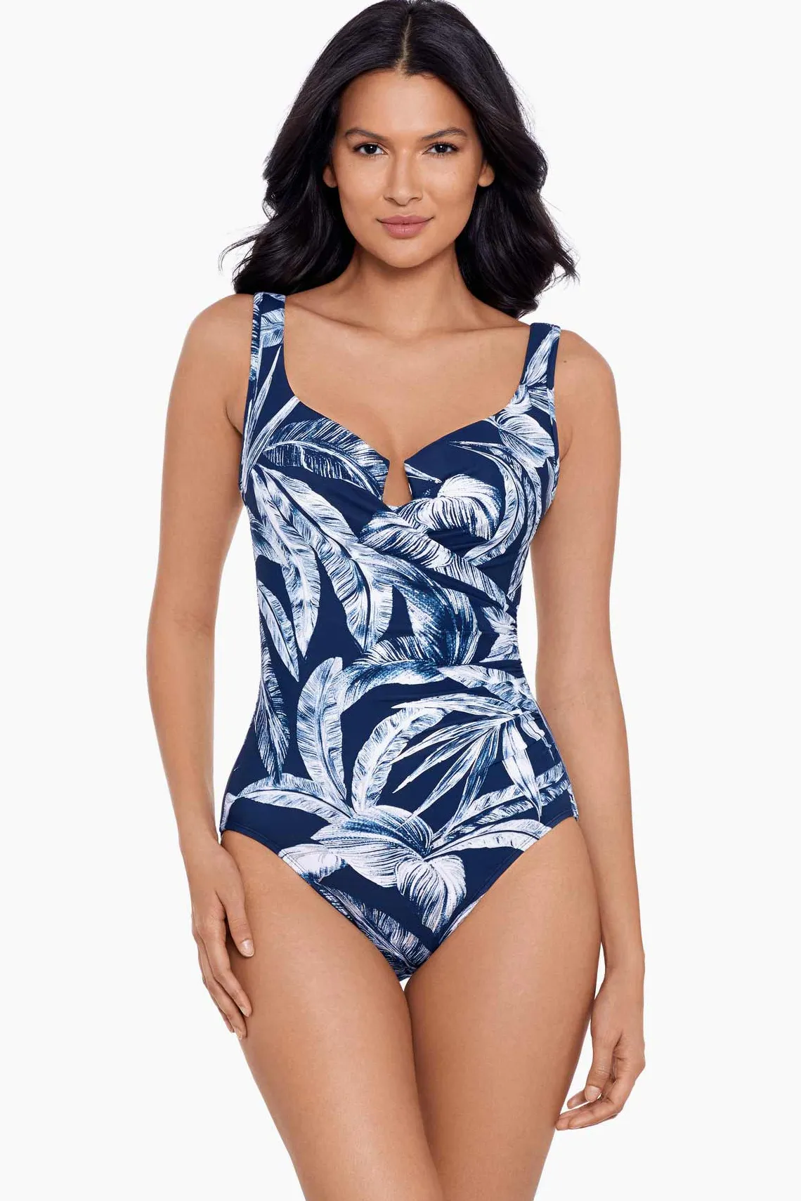 Vrouwen Miraclesuit Een Stuk|Tropica Toile Escape Zwempak Uit Een Stuk