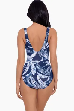 Vrouwen Miraclesuit Een Stuk|Tropica Toile Escape Zwempak Uit Een Stuk