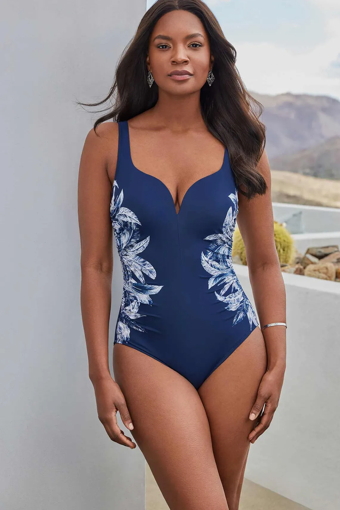 Vrouwen Miraclesuit Een Stuk|Tropica Toile Temptress Badpak Uit Een Stuk