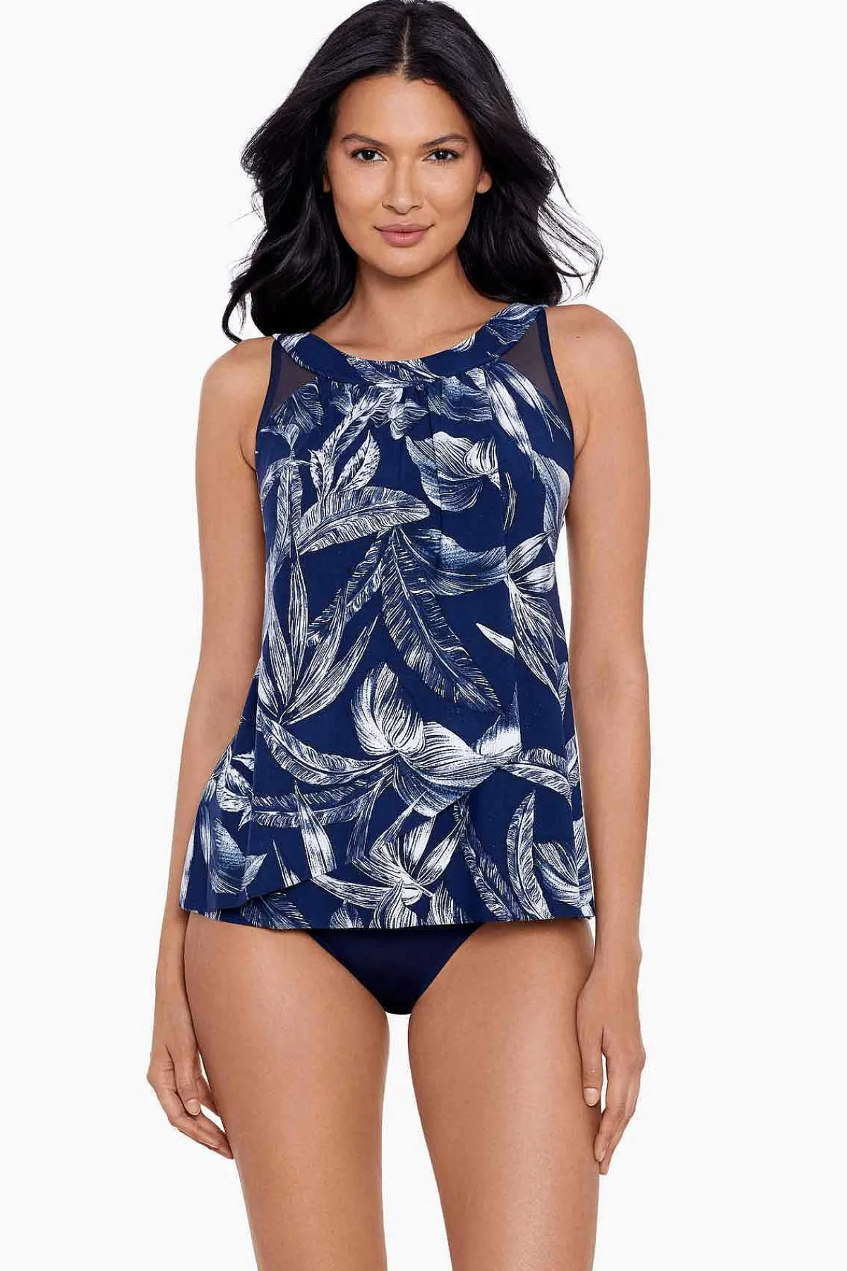 Vrouwen Miraclesuit Tankini-Topjes|Tropica Toile Ursula Tankinitop