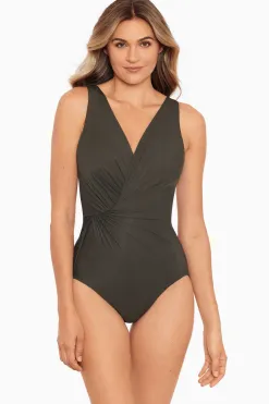 Vrouwen Miraclesuit Een Stuk|Twisted Sisters Esmerelda Badpak Uit Een Stuk