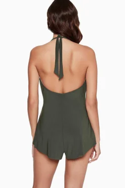 Vrouwen Miraclesuit Zwemjurk|Twister Theresa One Piece Romper-Badpak