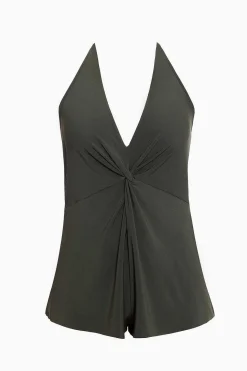 Vrouwen Miraclesuit Zwemjurk|Twister Theresa One Piece Romper-Badpak