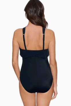 Vrouwen Miraclesuit Een Stuk|Vierkant Gesneden Liza Badpak Uit Een Stuk