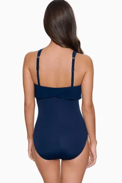 Vrouwen Miraclesuit Een Stuk|Vierkant Gesneden Liza Badpak Uit Een Stuk