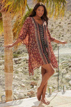 Vrouwen Miraclesuit Cover-Ups|Zwina Kaftan Swim Cover Up